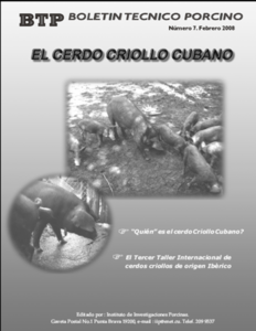 BTP 7 - El cerdo criollo cubano